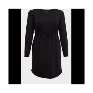 Torrid Terry dress with cinch waist size 4